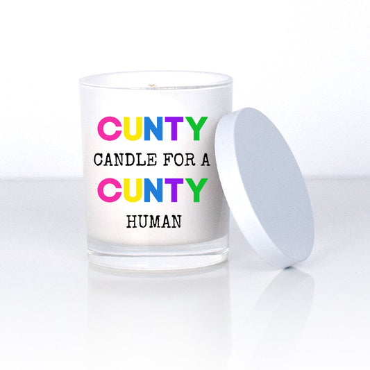 Cunty Candle for a Cunty Human