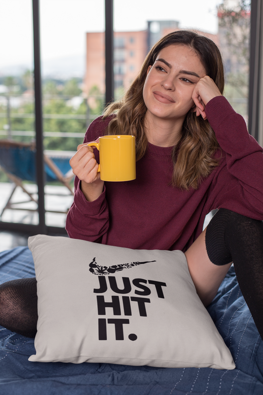 Just hit it cushion cover